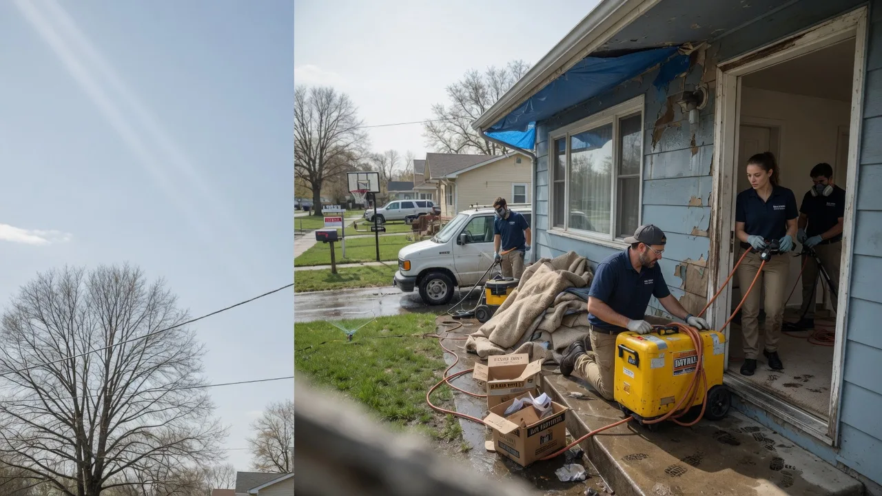 Basement Flood Cleanup in Auburn, IL near me